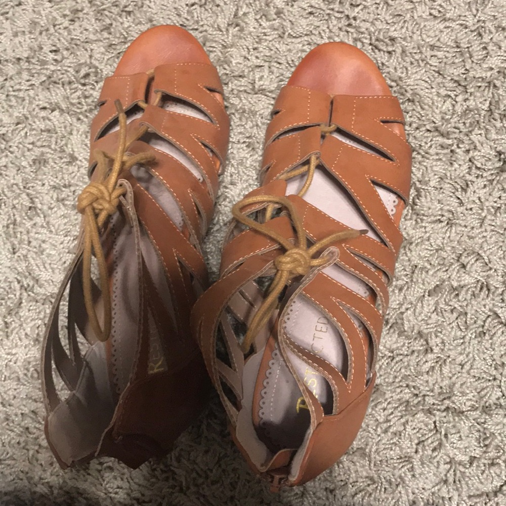 brown sandals